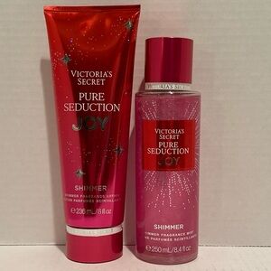 Victoria’s Secret NEW Pure Seduction Joy Shimmer Fragrance Lotion & Mist